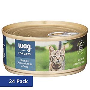 Wag Shredded Salmon Recipe in Gravy Cat Food