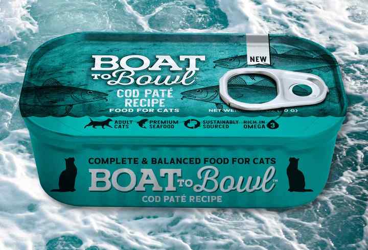 Boat to Bowl Cod Paté Recipe Wet Cat Food