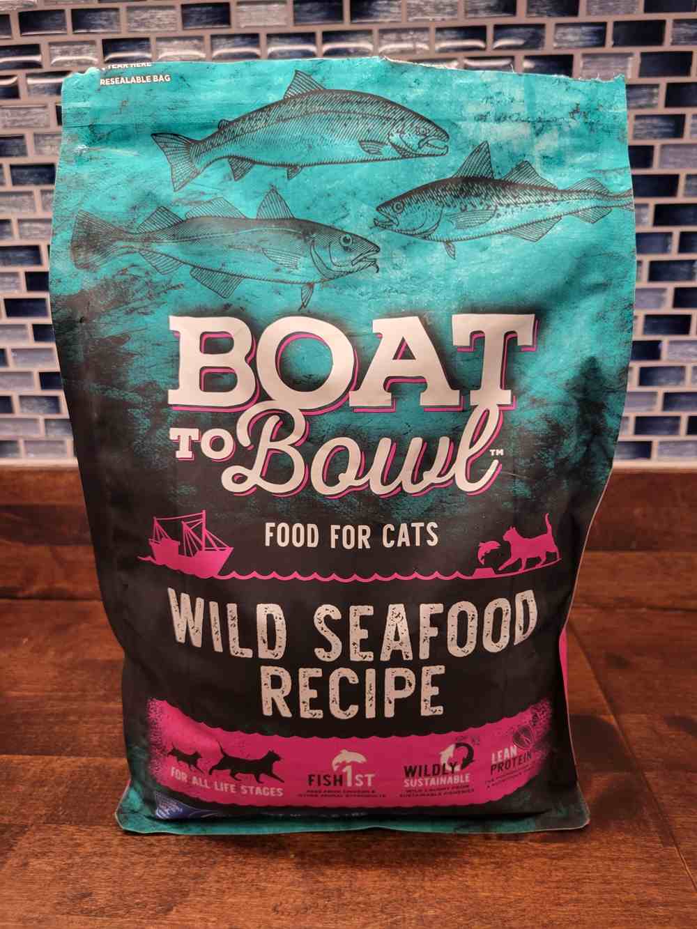 Boat to Bowl Wild Seafood Recipe Dry Cat Food