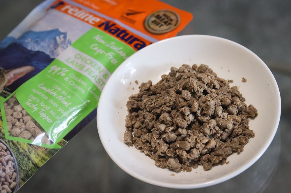 Feline Natural Lamb & King Salmon Freeze-Dried Cat Food