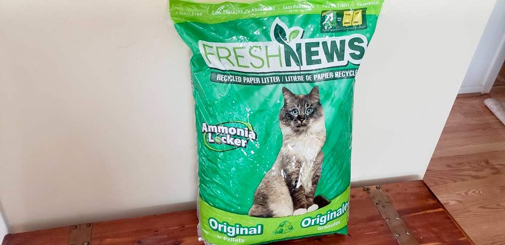 ​​Fresh News Unscented Non-Clumping Paper Cat Litter