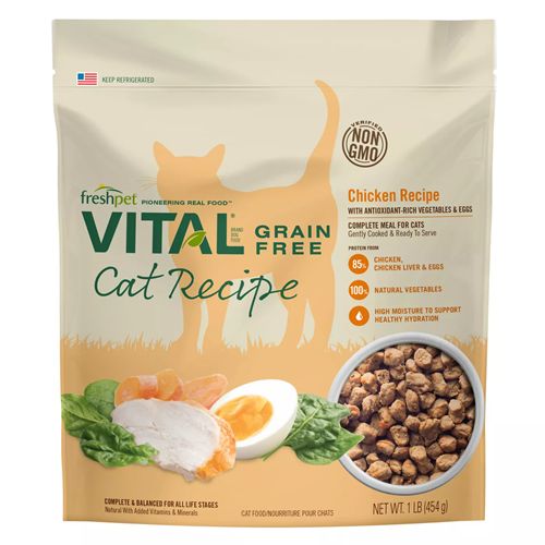 Freshpet Vital Cat Food Grain Free Chicken & Chicken Liver
