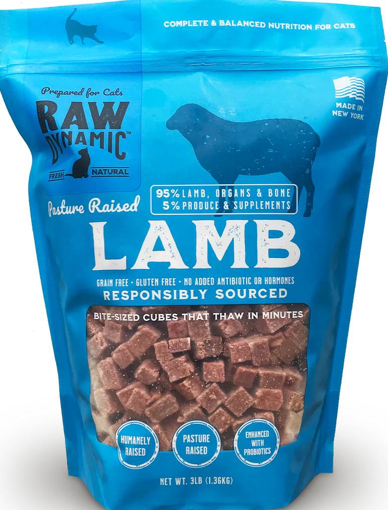 Frozen Raw Lamb Formula for Cats