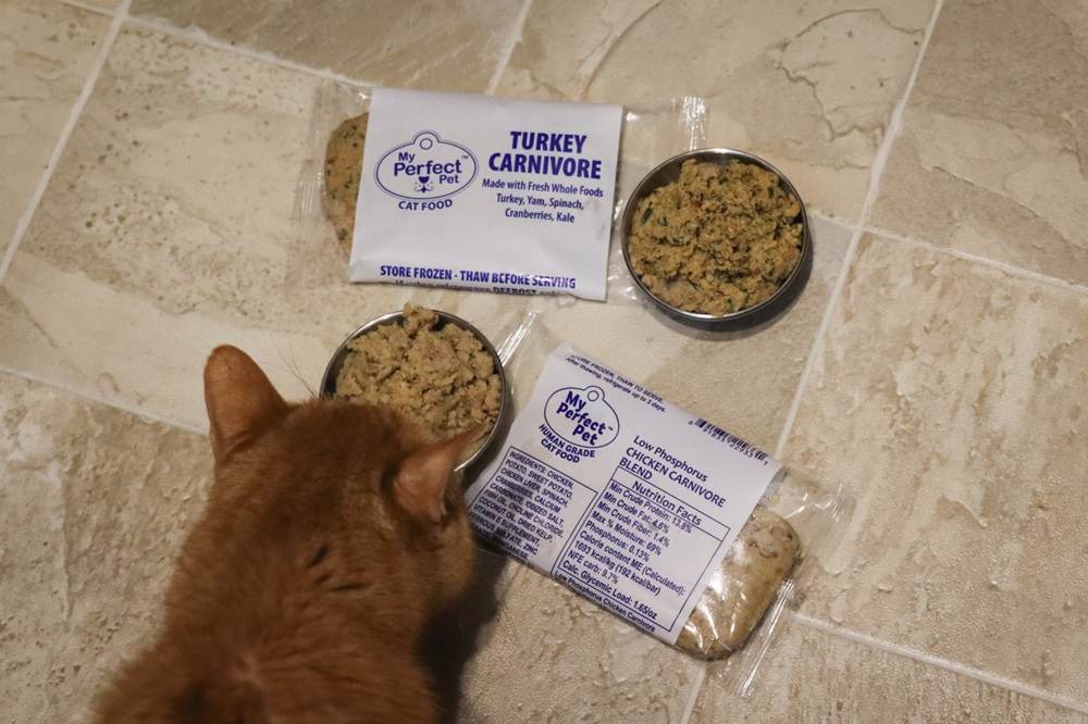 My Perfect Pet Toby's Turkey Low Phosphorus Chicken Fresh Frozen Wet Cat Food-8