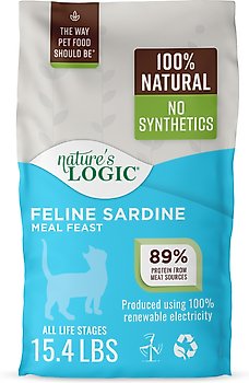 Nature’s Logic Feline Sardine Meal Feast All Life Stages Dry Cat Food