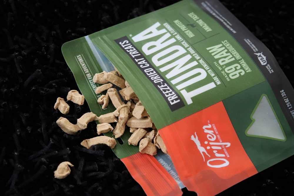 Orijen Tundra Grain-Free Freeze-Dried Cat Treats.