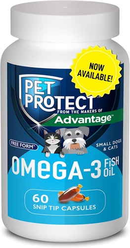 Pet Protect Omega-3 Snip-Top Capsule Supplements