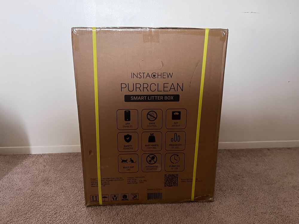 Purrclean Smart Self-Cleaning Litter Box and Instachew