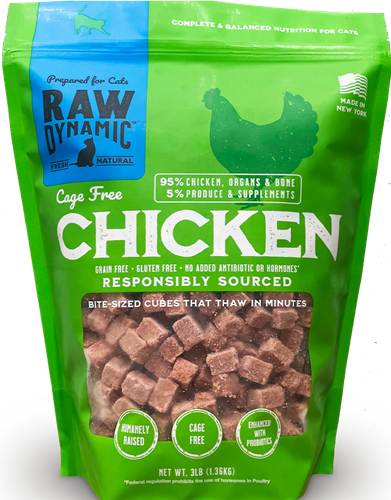 Frozen Raw Chicken Formula for Cats
