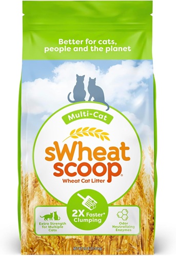 sWheat Scoop Multi-Cat Natural Clumping Cat Litter