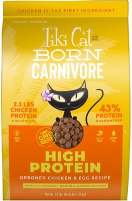 Tiki Cat Born Carnivore Chicken & Egg Grain-Free Dry Cat Food